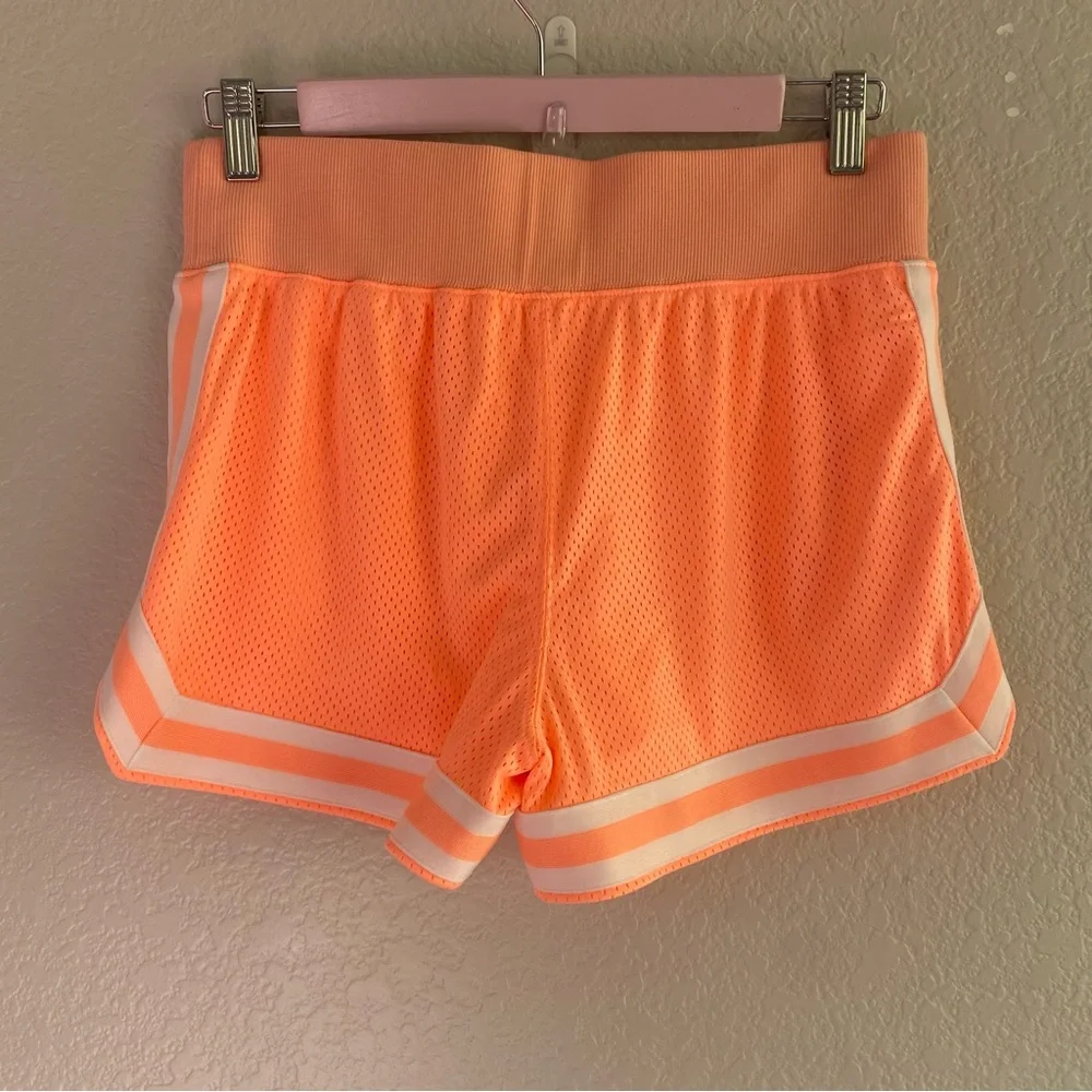 NEW Free People FP Movement Don't Mesh With Me Shorts - Papaya Punch - Picture 9 of 10